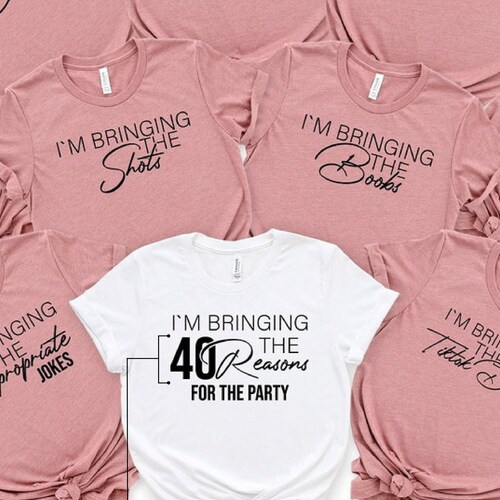 Funny Birthday Shirts I'm Bringing the 50 Reasons for the Etsy
