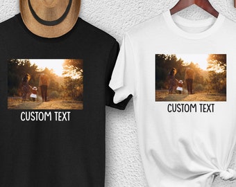 Custom Photo Shirt: Personalized Picture or Text Tee