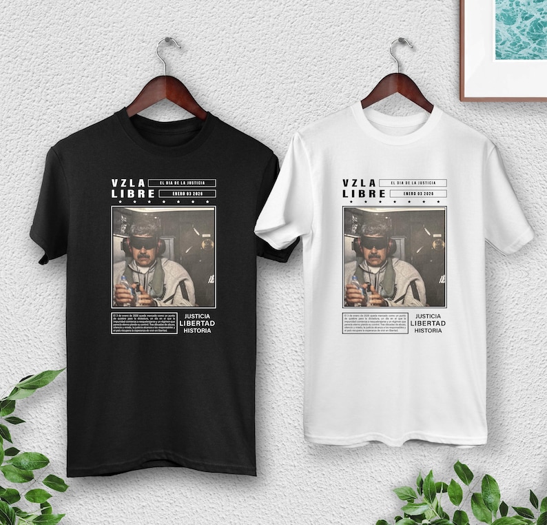 Capturado, Nicolas Maduro Shirt, Venezuela Libre Vintage Protest T-Shirt, Distressed Freedom Tee image 1