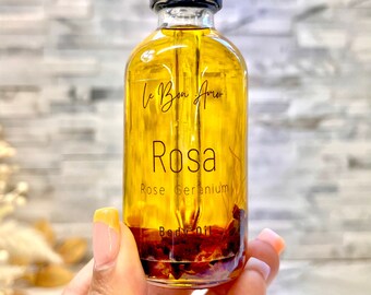 Moisturizing Rose Body Oil Etsy