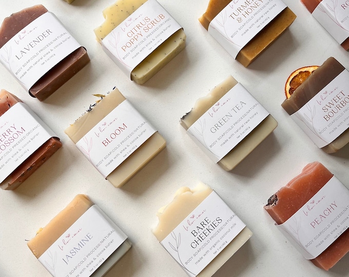 Handmade Natural Soap Bar Set | Artisan Cold Process Soaps