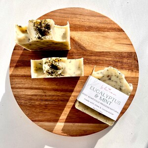 Eucalyptus Mint Organic Soap: Natural Handmade, Palm Oil Free - Etsy