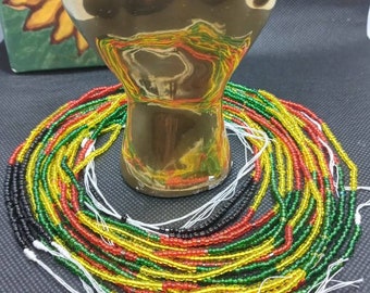 Jamaican waistbeads multi color