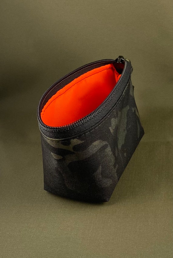Mens Pouch, Multicam Black, Zipper Pouch, High Vis Liner, Mens Gift, Every  Day Carry, EDC Pouch, Mens Gift, Charger Pouch, 