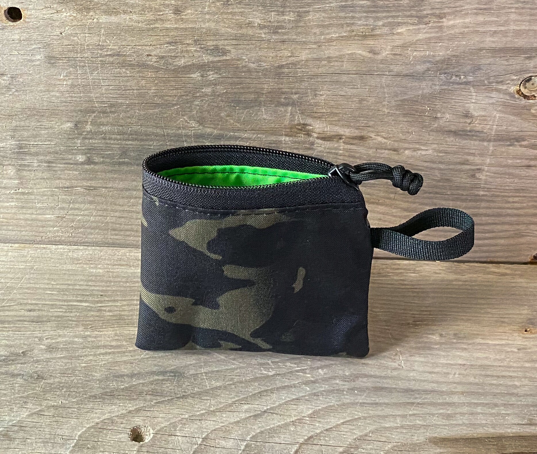Multicam Black, Zipper Pouch, Men's Pouch, Charging Pouch