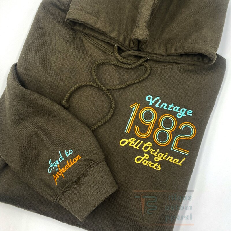 80s Year Hoodie Etsy