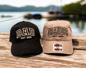 Gorra de béisbol personalizada bordada para papá, regalo para el abuelo, gorra personalizada para papá, regalo para papá primerizo, gorra de béisbol personalizada