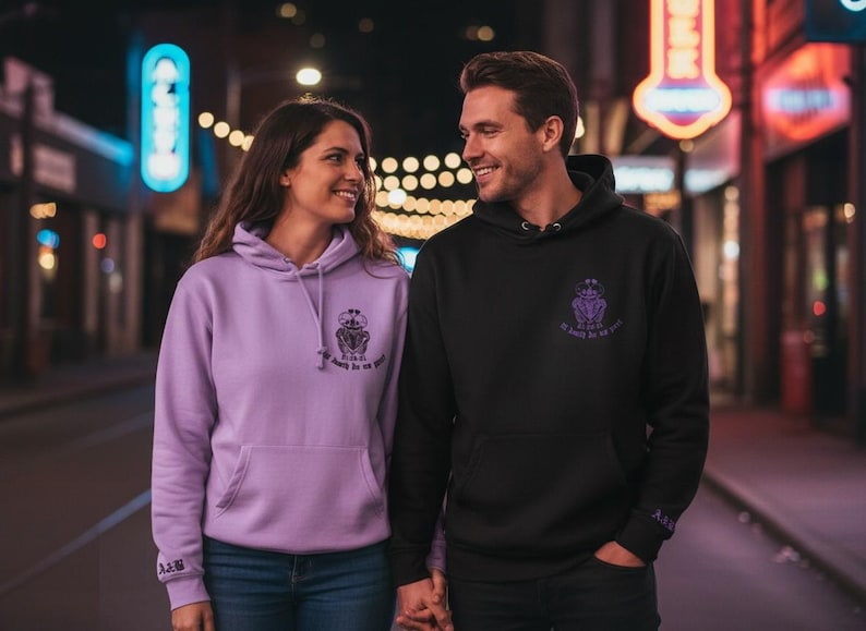 Halloween Couples Hoodies, Valentine’s Day Matching Sweatshirts, Anniversary Gift For Him Till Death do Us Part Couples Matching Hoodies image 7