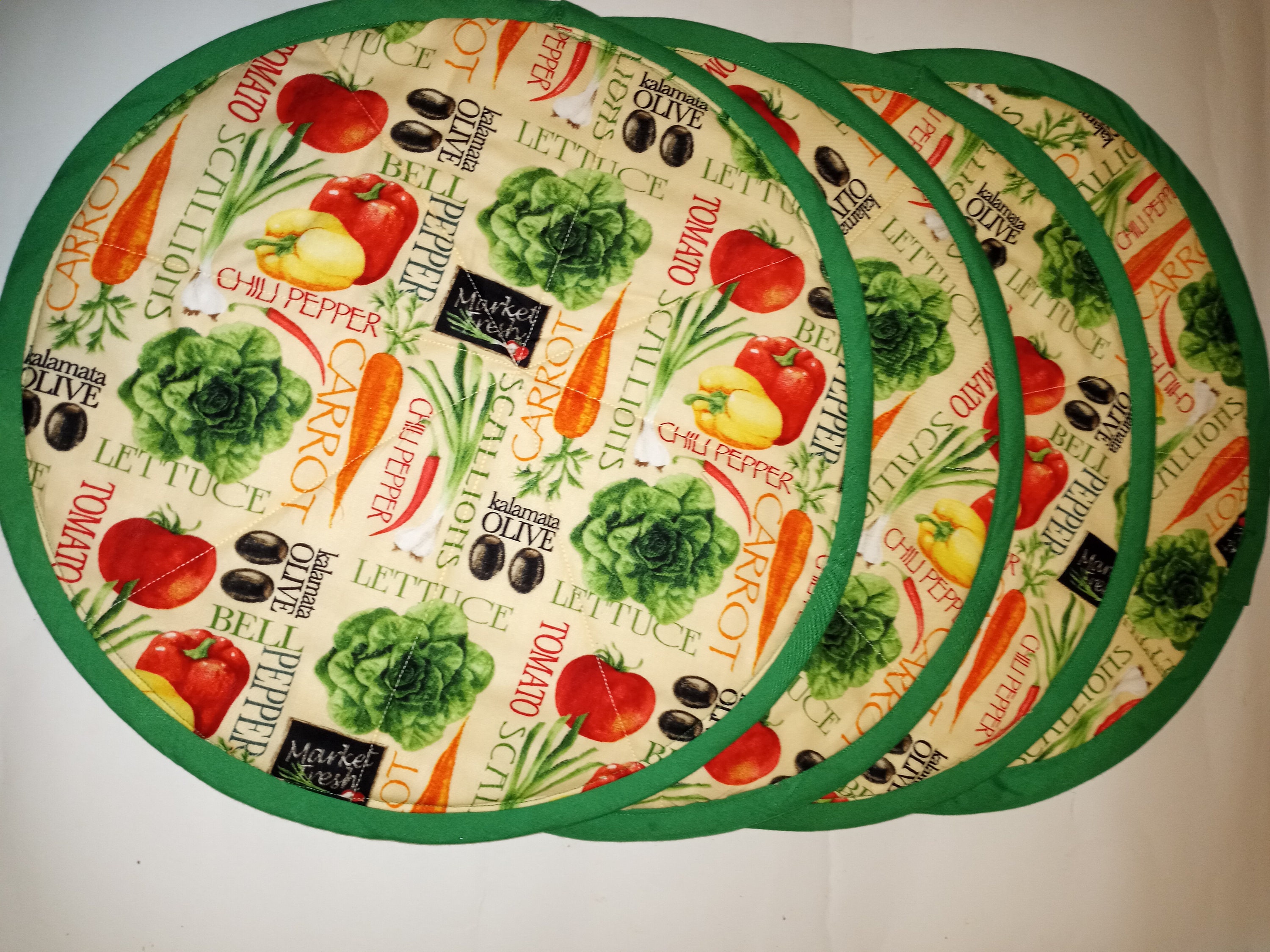 Sets of 4 Place mats with Batting Etsy