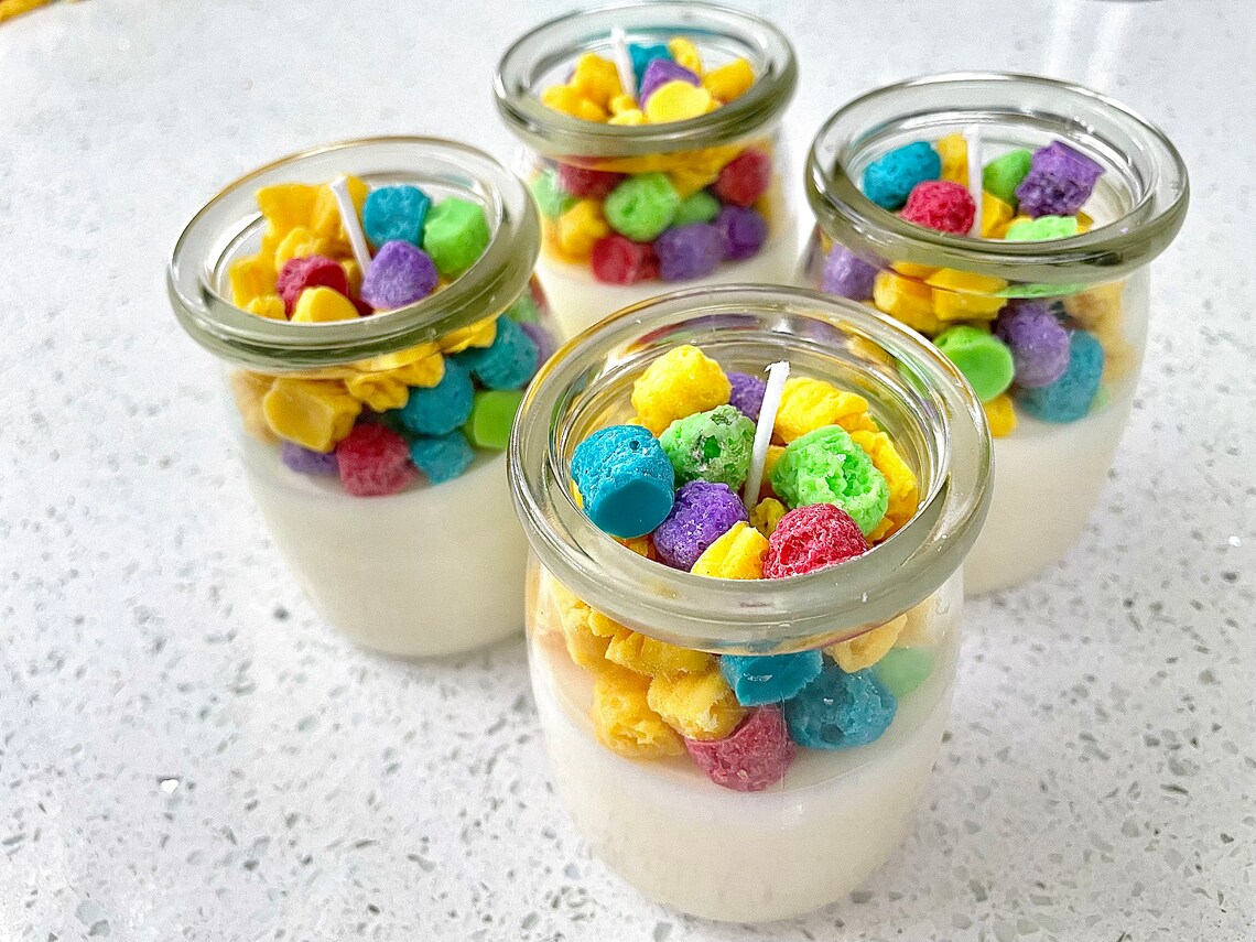 BULK Pack 4 & 6 Cereal Scented Candles Scented Candle Hand Etsy