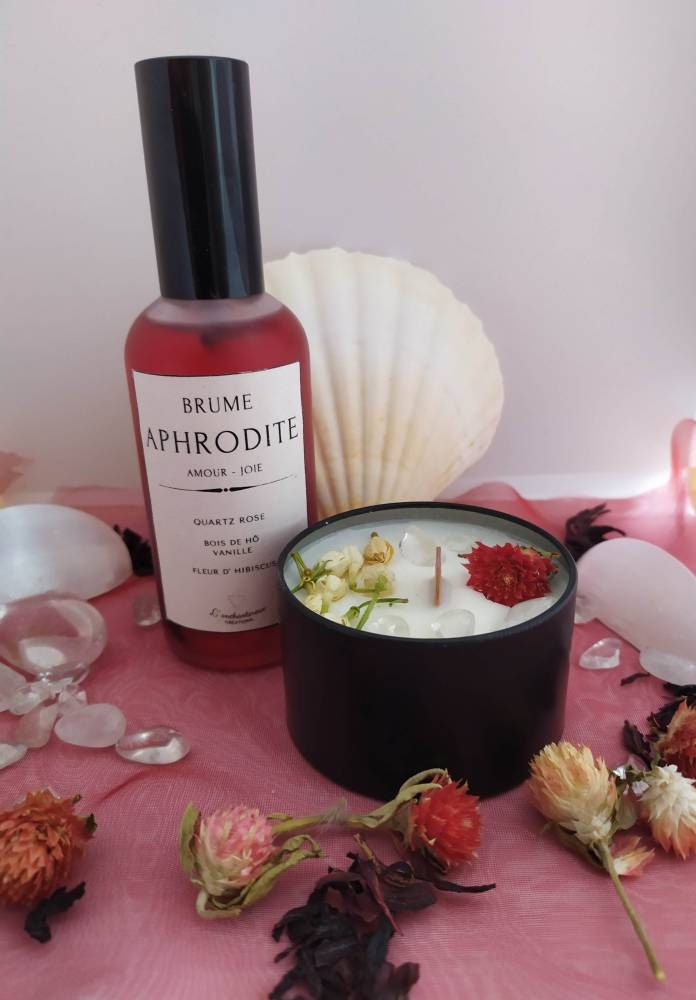 Lot Brume et Bougie Aphrodite - Artisanale Naturelle