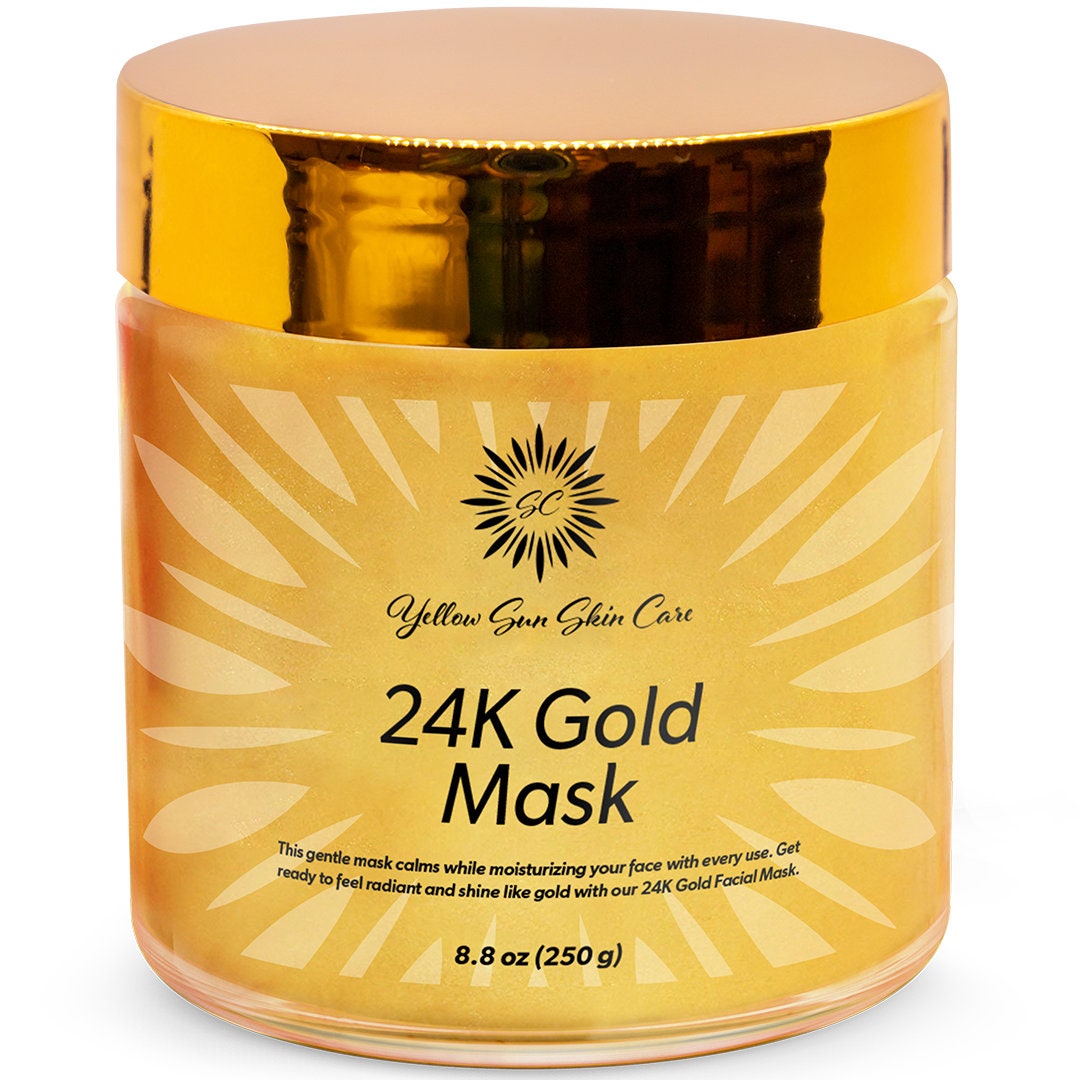 24K Gold Facial Mask, Anti-aging Skin Treatment - Etsy