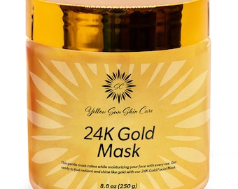 24K Gold Facial Mask, Anti Aging Wash Off Face Mask, Great Valentine's Day Gift for Women