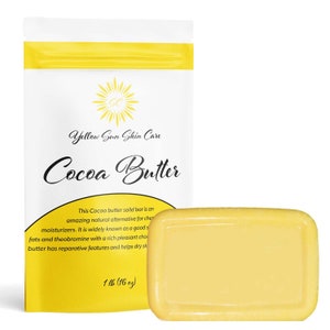 Cocoa Butter, Organic, Raw, Food Grade, Natural 1 lb