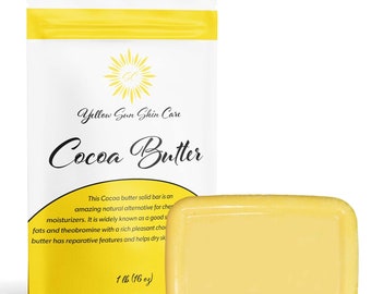 Cocoa Butter, Organic, Raw, Food Grade, Natural 1 lb