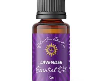 Organic Lavender Essential Oil, 100% Pure and Natural Undiluted Premium Therapeutic Grade Oil for Diffuser, Aromatherapy, Skin, Face & Hair