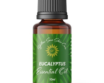 Organic Eucalyptus Essential Oil, Relaxing, Calming Oil for Diffuser, Vegan-Friendly Home Essentials, 100% Pure Body Oil for Skin Care Use
