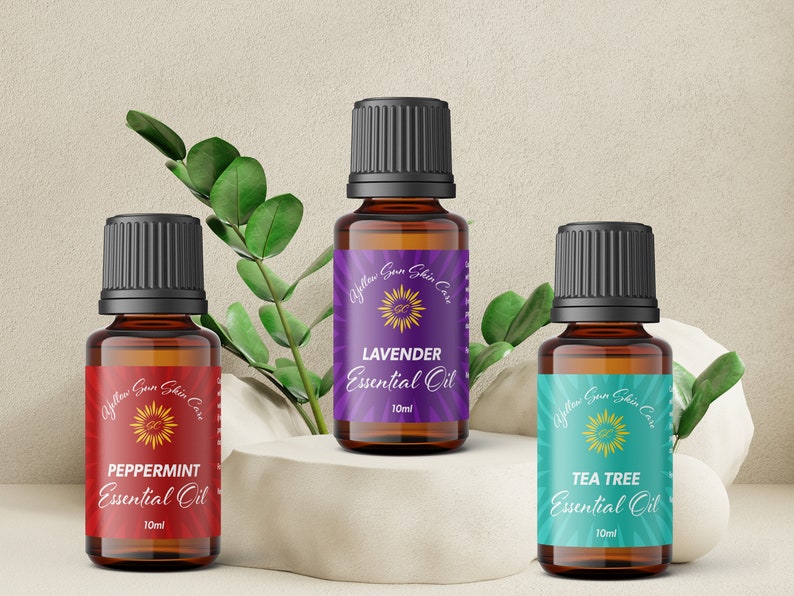 Organic Essential Oils Kit of 6 X10ML Diffuser Fragrance Oils Etsy