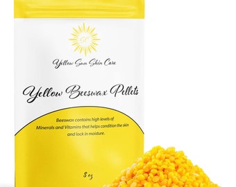 Beeswax Pellets - Triple Filtered, Cosmetic Grade USA Beeswax