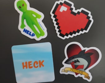 2 inch matte vinyl stickers