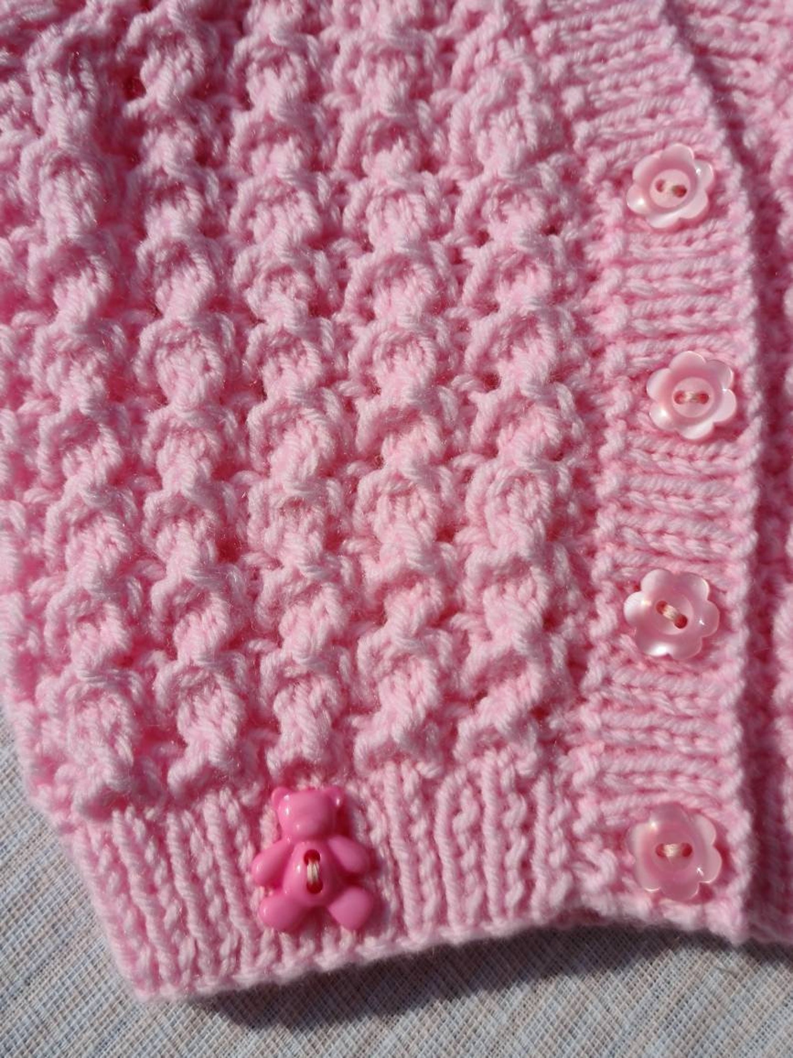 Baby cardigan set for a baby girl comprising lacy cardigan Etsy