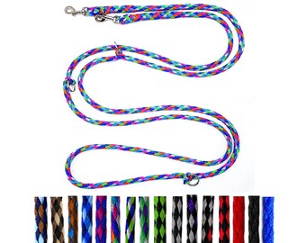 Dog leash for small dogs up to 12 kg / double leash adjustable 2.40 m / 2.80 m / 3.50 m