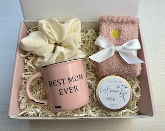 Cadeau fête des mères - Bougie cadeau - Coffret détente - Coffret anniversaire - Coffret cadeau - Idée cadeau fête des Mères - Cadeaux personnalisés pour maman - Cadeaux pour grand-mère