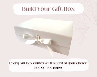 Build A Custom Gift Box-START HERE-Gift for Women, Men, Birthday Gift Box, Get Well,Self-Care, Thinking Of You, Long Distance Gift Box