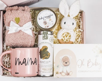 Gift For New Mom, New Mama Gift,Baby Shower Gift, Postpartum Gift, Mommy Gift Basket, Care Package for Her, Pregnancy Gift, Baby Girl Gift