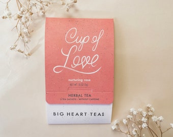 Cup of Love - Nurturing Rose 2 Tea Bags
