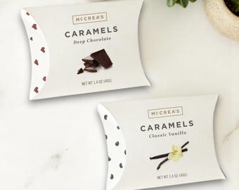 Karmelki gourmet, głęboka czekolada i klasyczna wanilia, dodatkowy prezent w pudełku