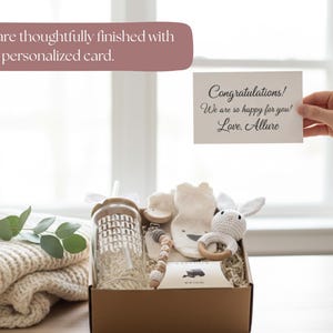 New Mom Gift Box, Mom and Baby Gift, Postpartum Gift, Cozy Package for Mom image 6