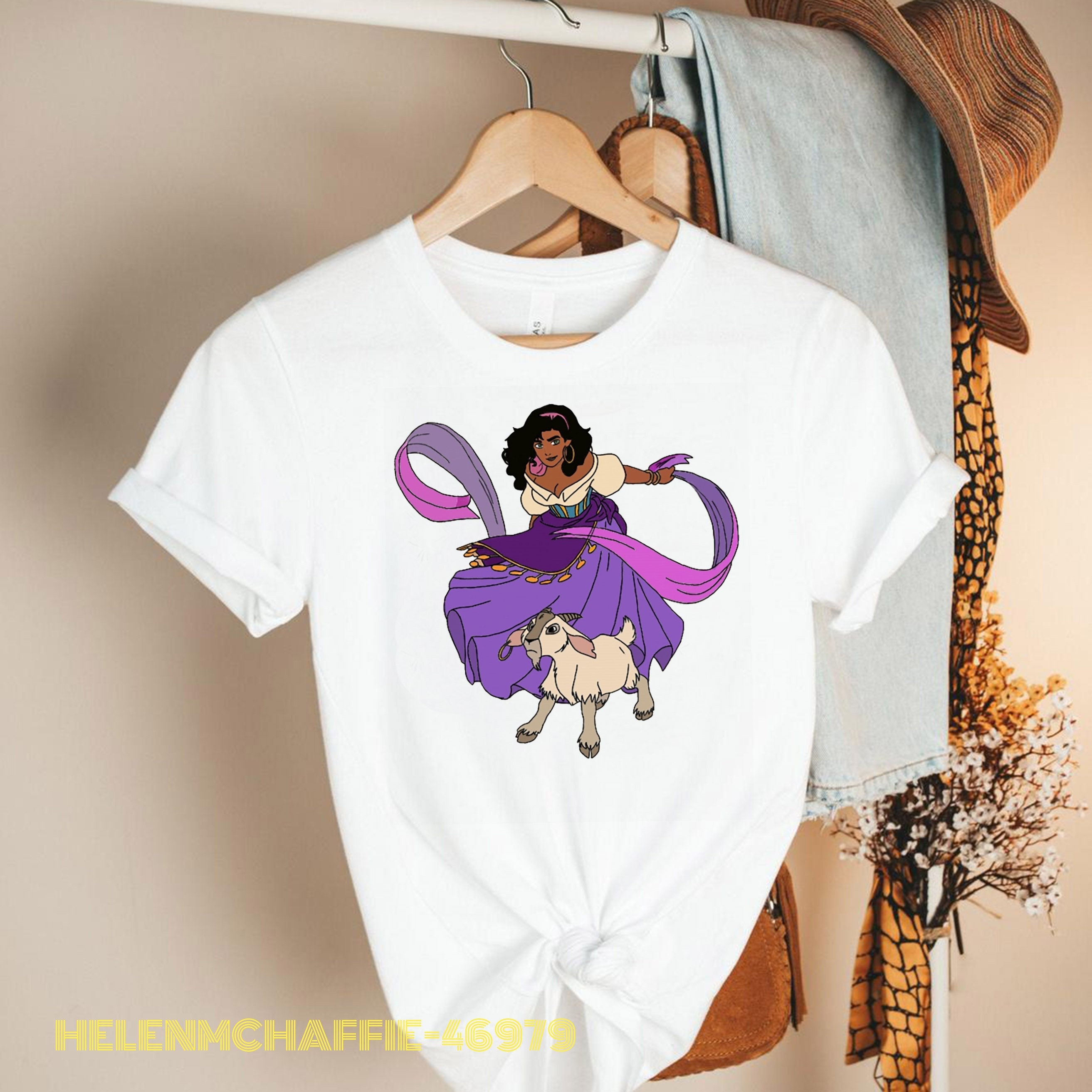 Esmeralda T-Shirt Esmeralda Shirt Princess Esmeralda 46979 | Etsy