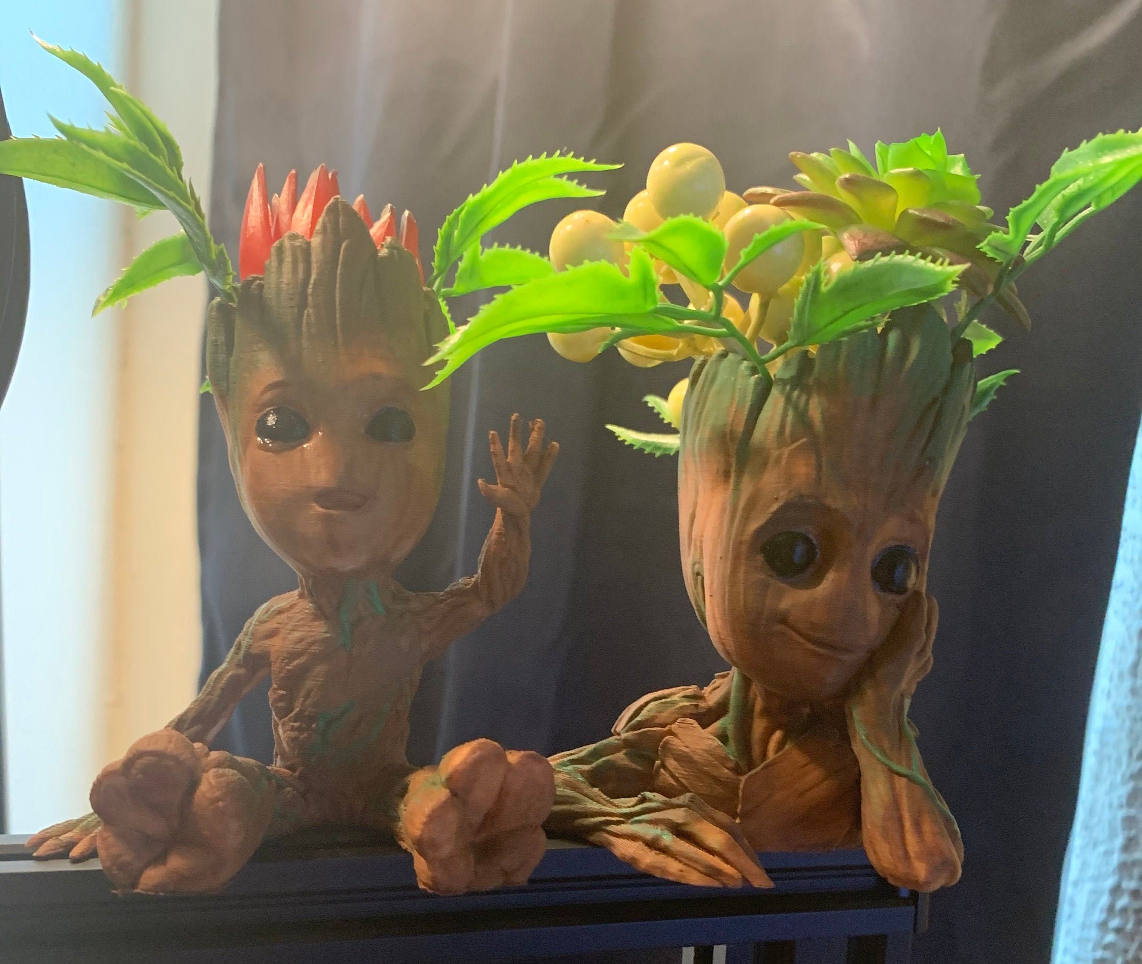 Baby Groot pot Etsy
