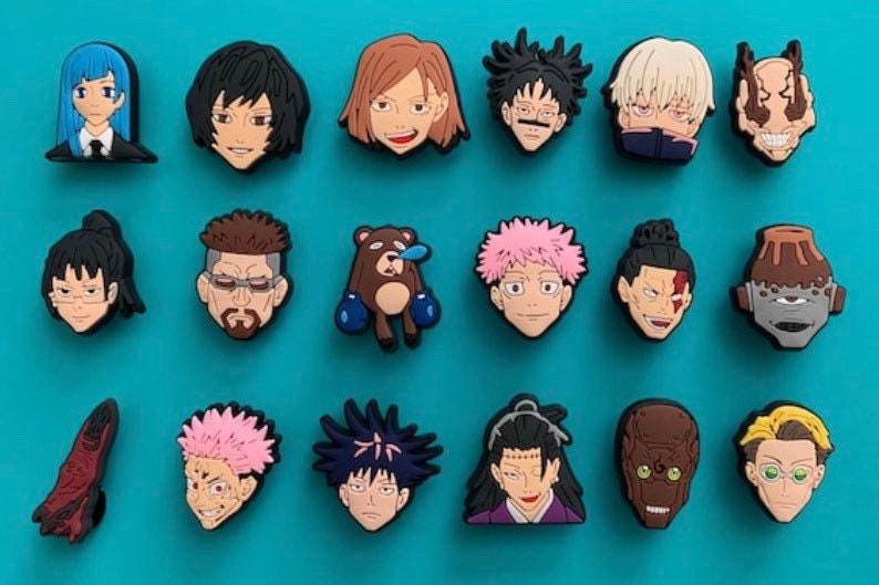Jujutsu Kaisen Croc Charms | Teen Croc Charms | Bracelet Charms | Fas…
