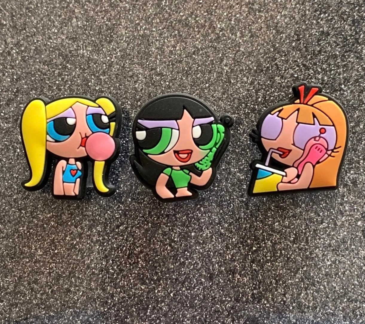 Powerpuff Croc Charms 90s Shoe Charms Croc Charms Etsy