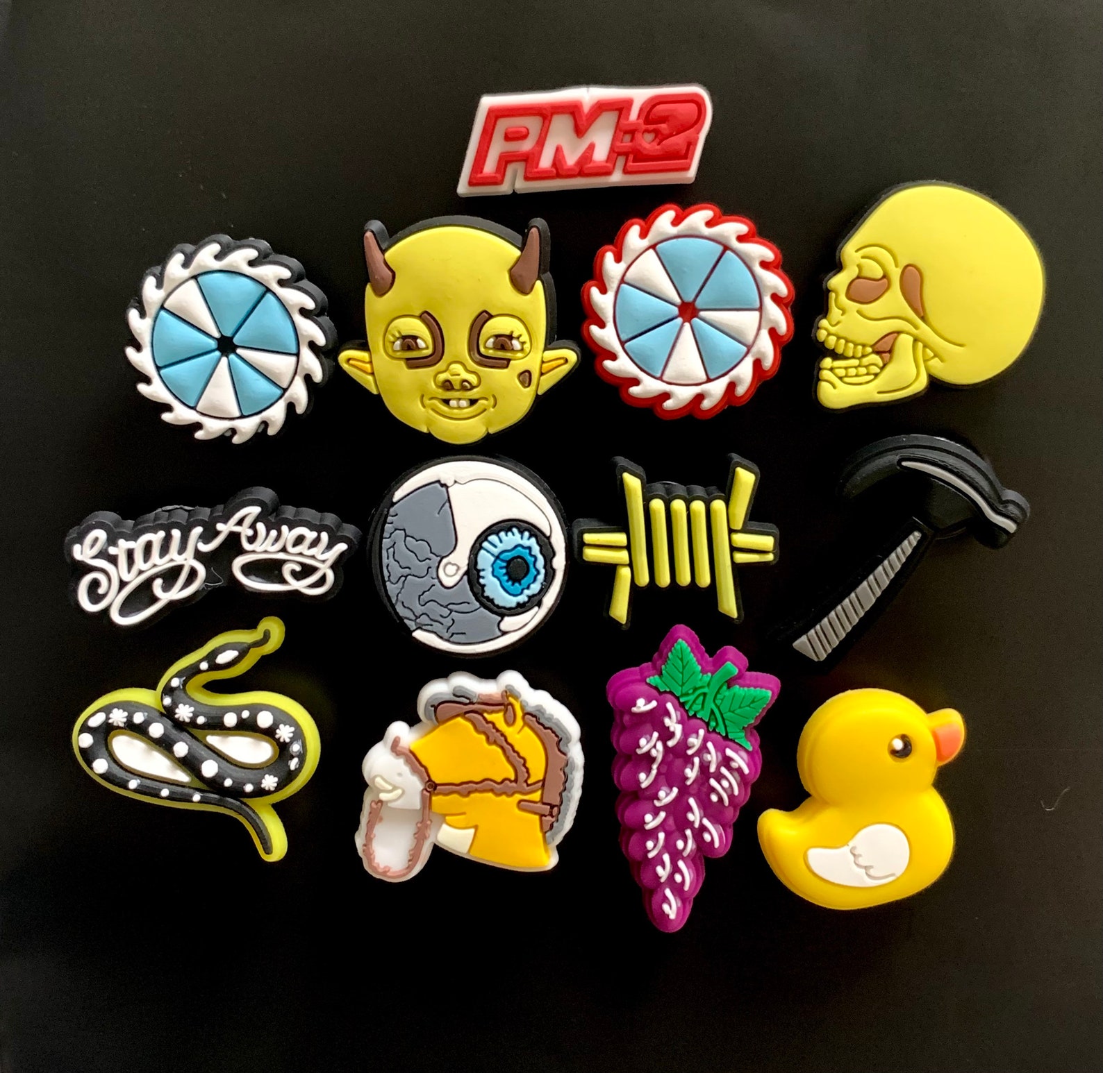 bass croc charm