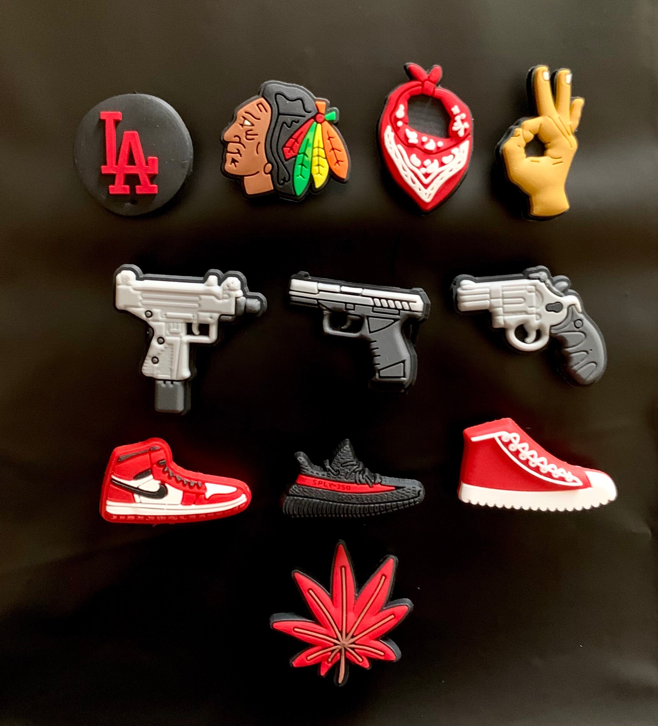 Hood Shoe Charms | Shoe Charms | Bracelet Charms | Fashion Charms | C…