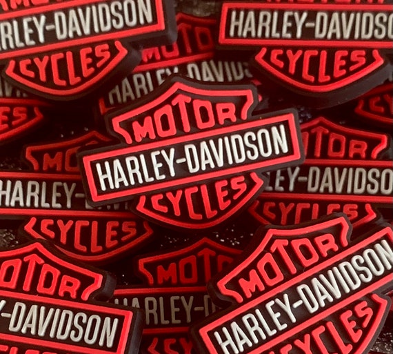 Harley Davidson Croc Charms Motorcycle Croc Charms Bracelet Etsy