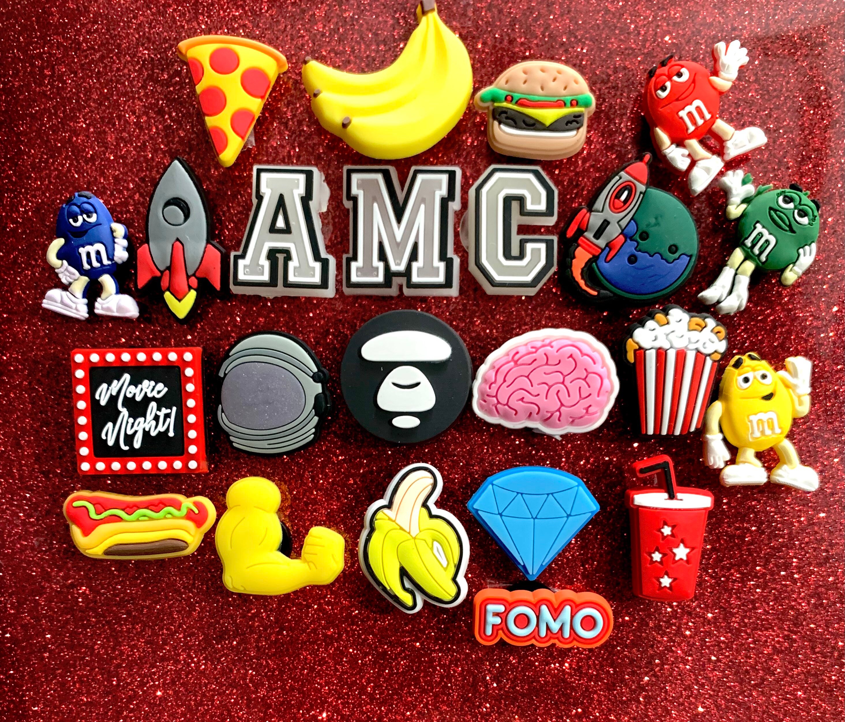 AMC Croc Charms | (Exclusive) Movie Croc Charms | Stonk Meme Charms |…