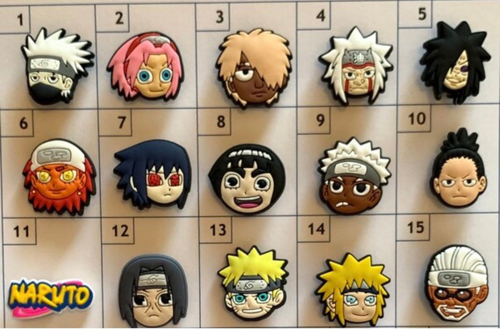 Naruto Croc Charms Anime Croc Charms Bracelet Charms Etsy