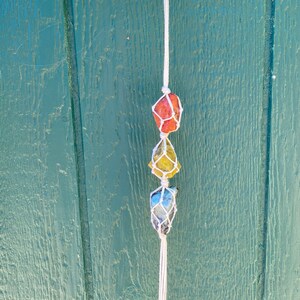 September: Earth, Wind, and Fire; Triple Stone Keyring; Raw Carnelian, Green Opal, and Emerald