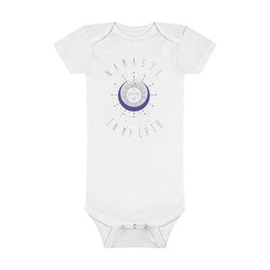 Yoga Onesie® Organic Baby Bodysuit, Namaste Onesie, Baby Yoga Gift, Namaste In My Crib Onesie, Newborn Yoga Gift,  Yoga Gift