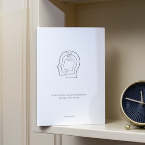 Who are you - simple, guided, reflective undated journal