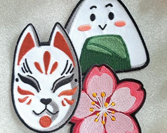 Kawaii Japan inspired Fabric Patches