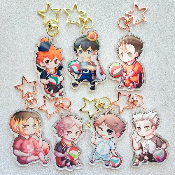 Volleyball anime charm