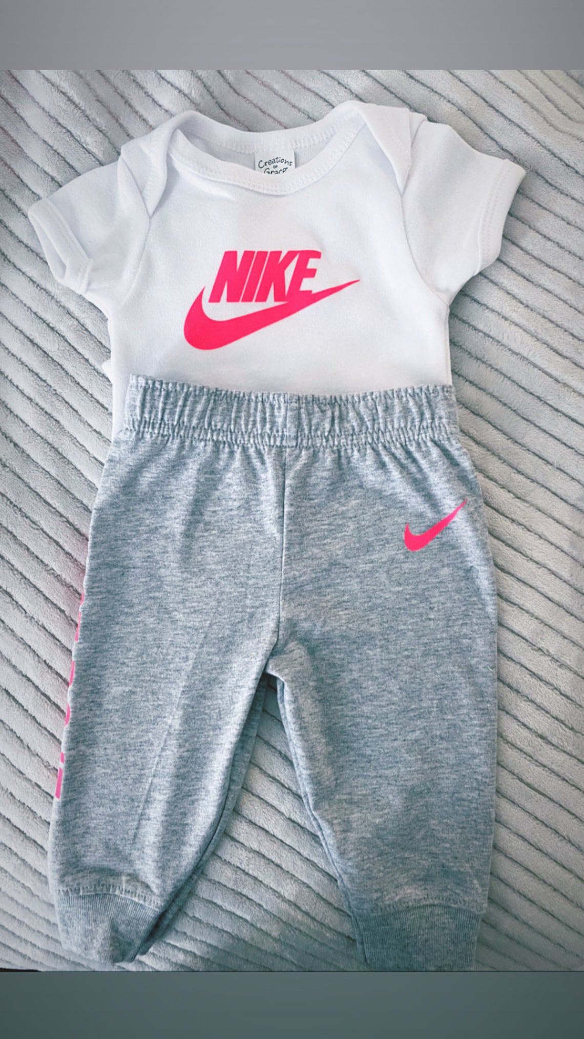 Girl infant custom Nike inspired fit Etsy