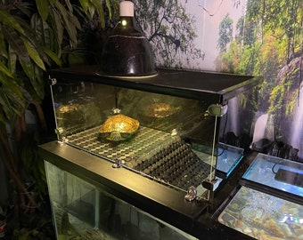 Turtle Basker 5500 Above Tank Basking Platform - Dock Fits Large Turtles!