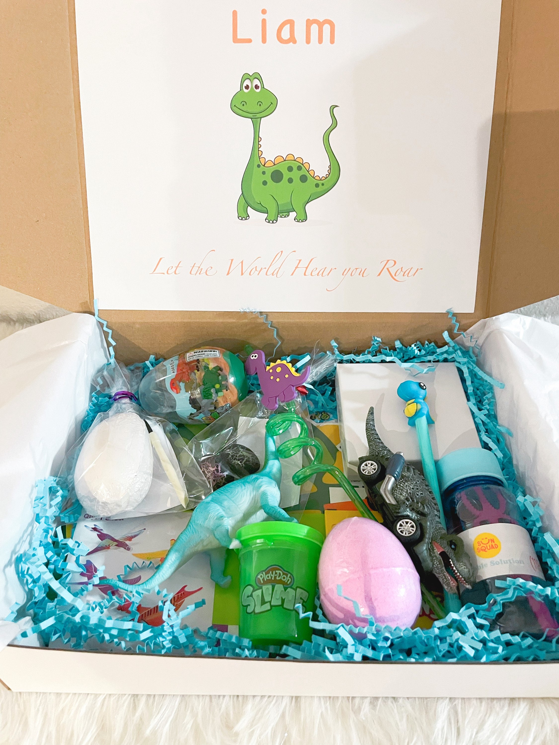 Dinosaur Gift Box Gift Box for Kids Birthday Box Gift for Etsy