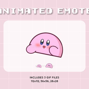 Kirby Animated Emote | Kirby Bongo | Twitch Discord